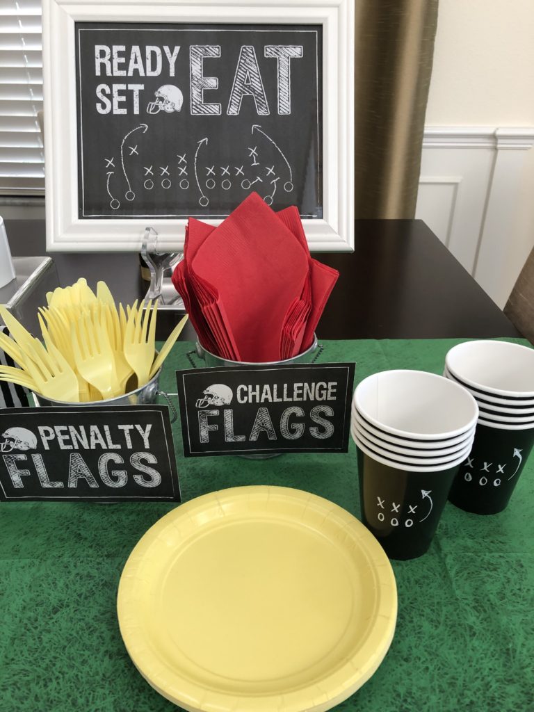 Game Day Table Decor