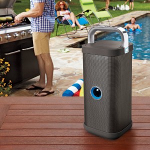 big blue speaker brookstone