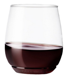 Disposable Stemless Wine Glasses for 4th of July Party