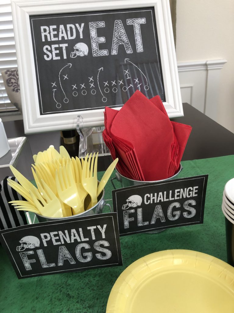 Game Day Table Decor